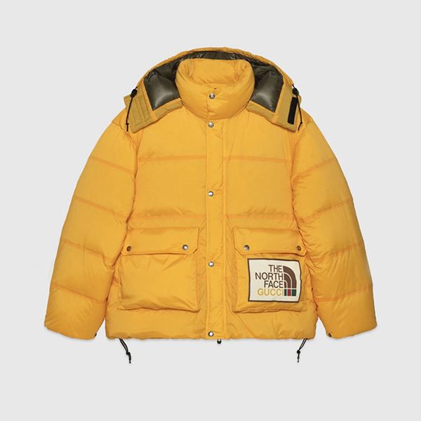 グッチ ノースフェイス 激安 ダウンジャケット コートYellow【人気商品】