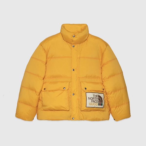 グッチ ノースフェイス 激安 ダウンジャケット コートYellow【人気商品】