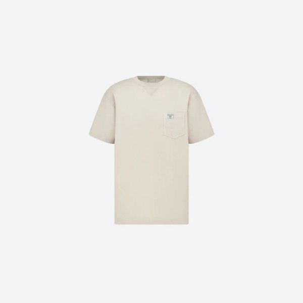 最も安いディオール CD 1947 リラックス フィット コットン Tシャツ コピー 243J634A0677_C081