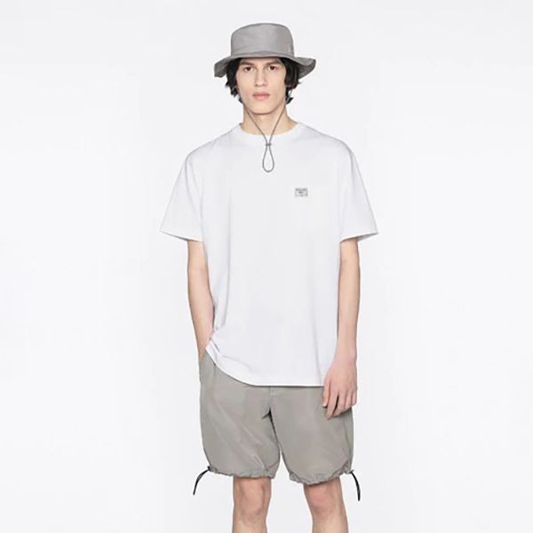 最も安いディオール CD 1947 リラックス フィット コットン Tシャツ コピー 243J634A0677_C081