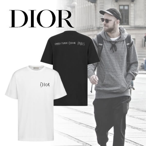 ディオール AND RAYMOND*ディオール Tシャツ コピー レイモンドペティボンコラボ Tシャツ