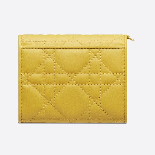 レディディオール 偽物 ラムスキン ロータスウォレット高品質S0181ONMJM27Y