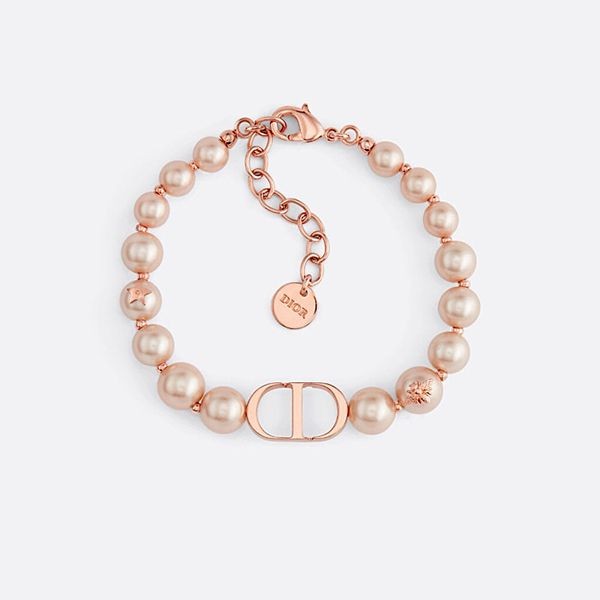ディオール 偽物 30 MONTAIGNE ブレスレット ピンクトーンメタル B1772WOMRS_D09P