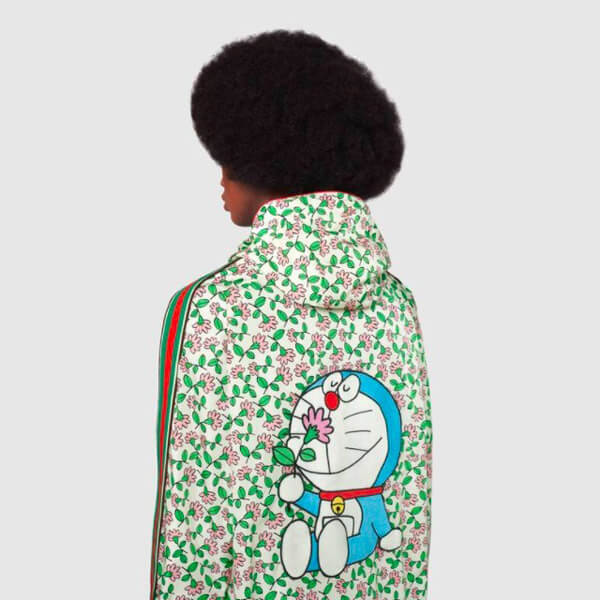 グッチ ドラえもん コピー 限定コラボ★DORAEMON x グッチ×ドラえもん フラワー ナイロンジャケット656563 ZAGX2 9791