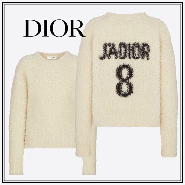 新作2021-22AW ディオール セーター 偽物  J\'ADIOR 8\' 大人気！154S55AM114_X0810 注目度抜群！ 