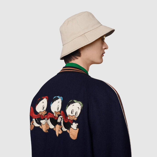 ディズニー グッチ ドナルドダック コピー 限定品希少人気☆DISNEY x グッチ Donald Duck ジャケット ブルゾン