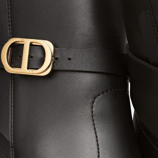 ディオール ショートブーツ 偽物 ブラック カーフKCI717VEA_S900高品質