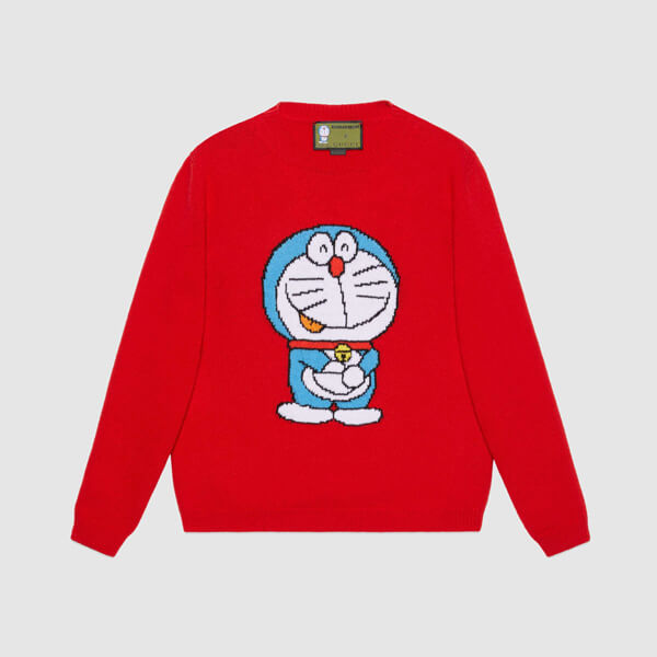 グッチ ドラえもんコラボ 偽物 DORAEMON グッチ ドラえもんのかわいいウールのセーター
