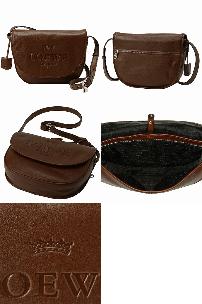 ロエベ HERITAGE SATCHELショルダーバッグ 377.79.752 0009 2530