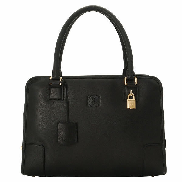 ロエベ REFINED CALF南京錠付きハンドバッグ 352.79.B36 0007 1100