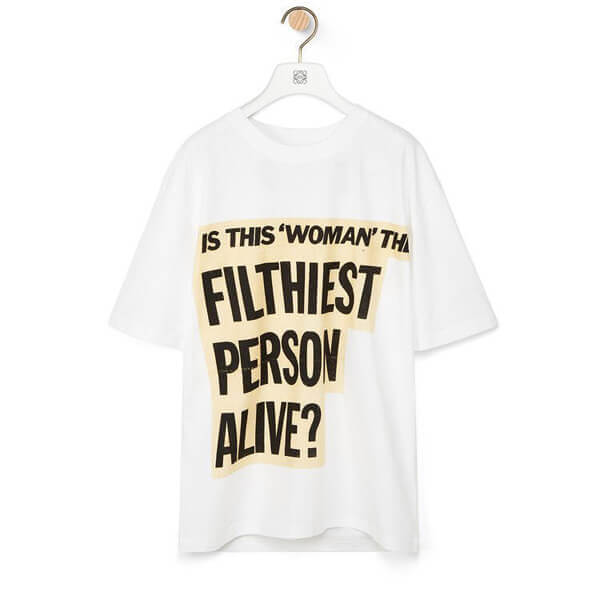 ロエベ コピー Tシャツ ロエベ☆Divineコラボ 半袖  クルーネック  Tシャツ