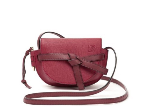 2020日本未発売新作 ロエベ偽物 ゲートミニバッグ入荷Loewe Gate Mini Bag Raspberry/Wine 321.12.U62