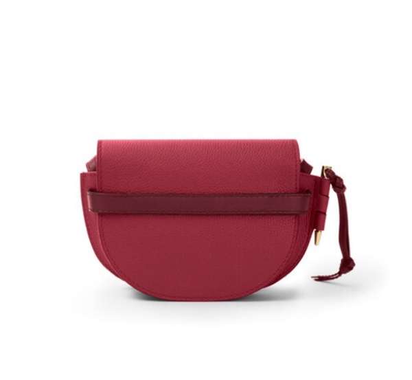 2020日本未発売新作 ロエベ偽物 ゲートミニバッグ入荷Loewe Gate Mini Bag Raspberry/Wine 321.12.U62