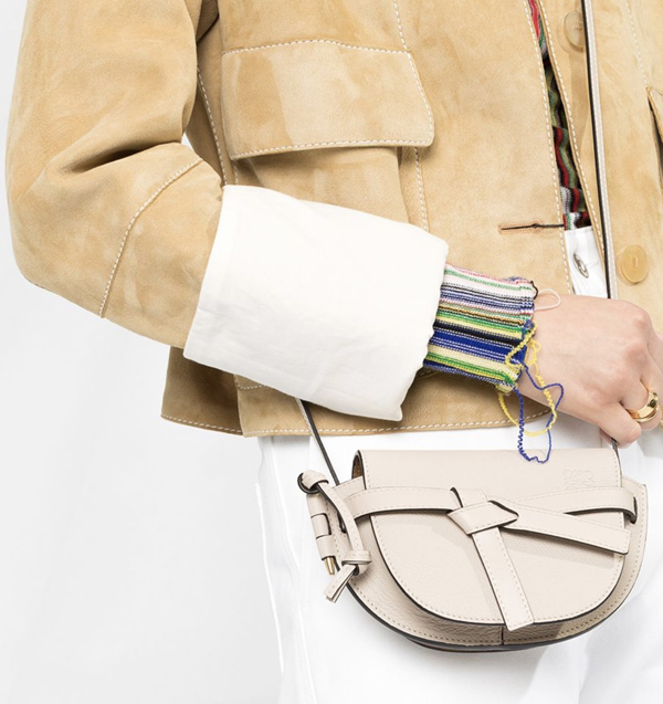 2020日本未発売新作【ロエベ偽物ゲートミニバッグ】20SS★Gate mini bag LIGHT OAT 321.12.U65