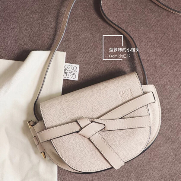 2020日本未発売新作【ロエベ ゲート 偽物ミニバッグ】20SS★Gate mini bag LIGHT OAT 321.12.U65