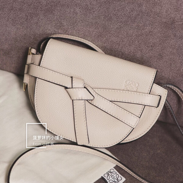 2020日本未発売新作【ロエベ ゲート 偽物ミニバッグ】20SS★Gate mini bag LIGHT OAT 321.12.U65