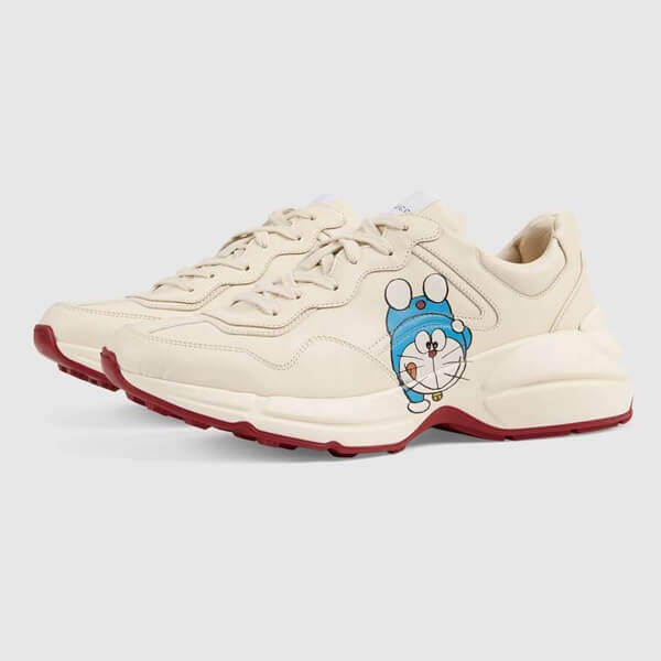 ドラえもん グッチ 偽物【★日本未入荷★】グッチ ☆DORAEMON x GUCC ライトンスニーカー 655025DRW00 9522