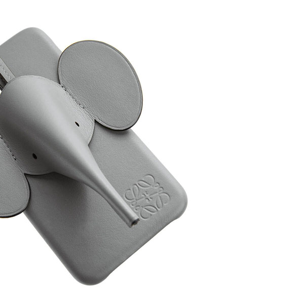 【ロエベ iPhoneケース コピー】エレファント Elephant ガンメタル