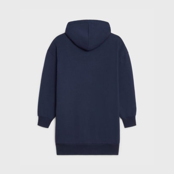 セリーヌ パーカー 偽物16 ルーズ スウェットシャツ ロゴ ダークカーキ 2Y757670Q09OW