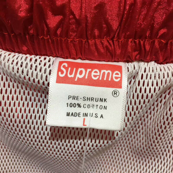 18AW シュプリームスーパーコピー シュプリーム Split Logo Water Short 水着 赤