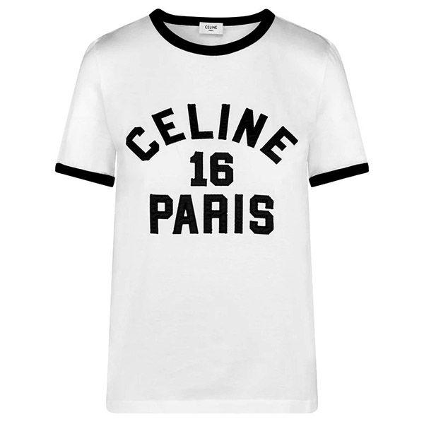 新色☆希少 セリーヌ 16 PARIS ルーズTシャツ スーパーコピーコットン