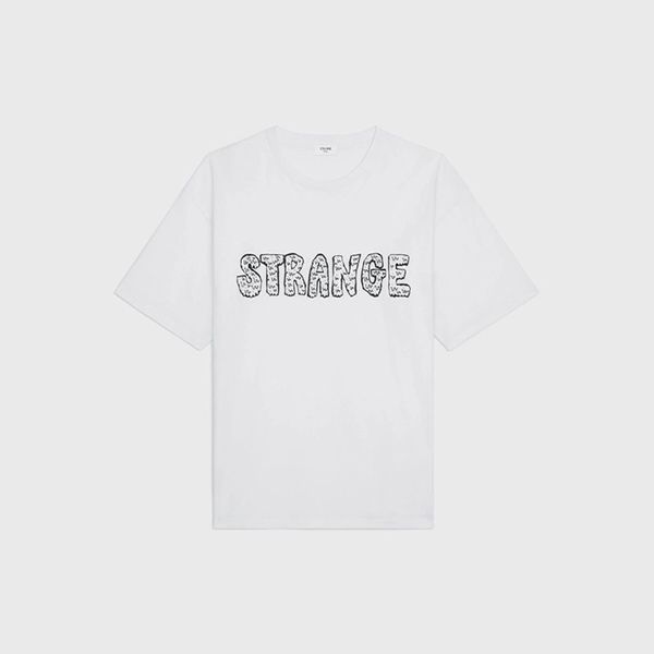 【人気商品】STRANGEロゴセリーヌ☆メンズ☆ルーズTシャツ☆3カラー2X826501F.01CC