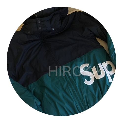 シュプリームコピー FW18 シュプリーム SIDELINE LOGO PARKA JACKET NAVY