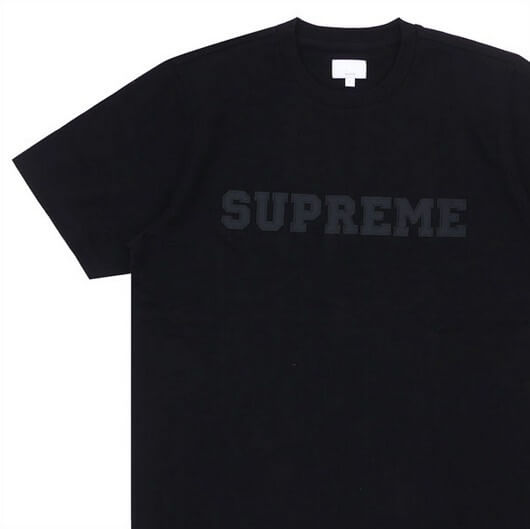 2020SS新作 シュプリームコピー Tシャツ★シュプリーム Collegiate Logo Tee Black