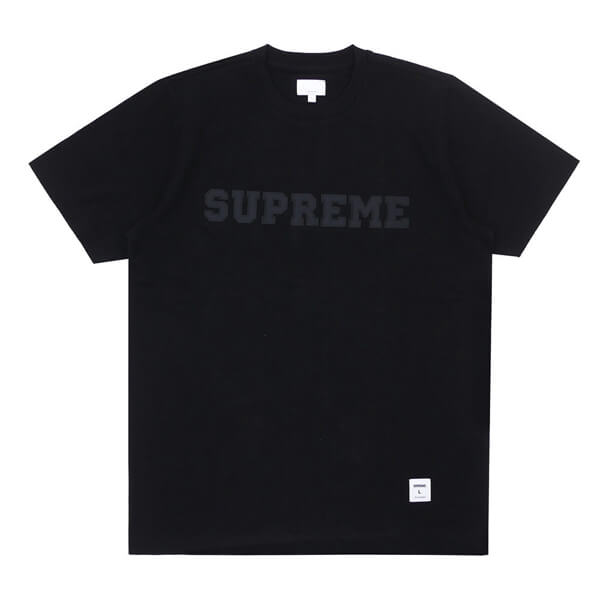 2020SS新作 シュプリームコピー Tシャツ★シュプリーム Collegiate Logo Tee Black