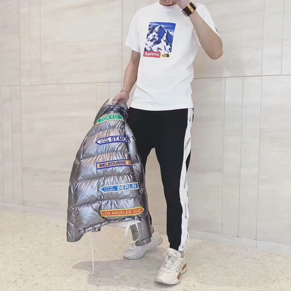 2020SS新作 シュプリームスーパーコピー シュプリーム x The North Face Mountain White Tee Tシャツ 白