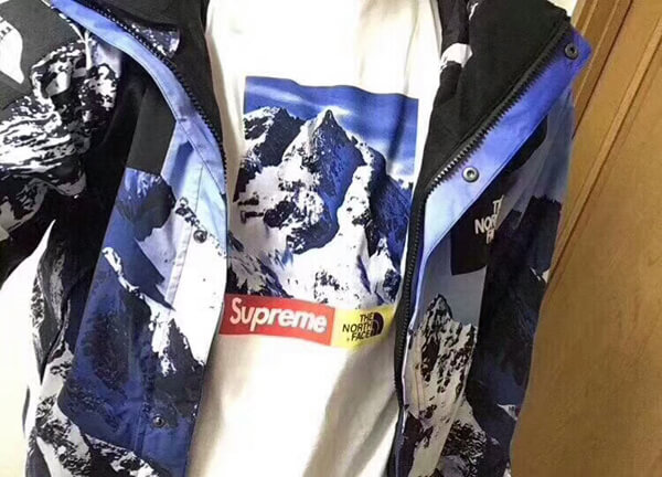 2020SS新作 シュプリームスーパーコピー シュプリーム x The North Face Mountain White Tee Tシャツ 白