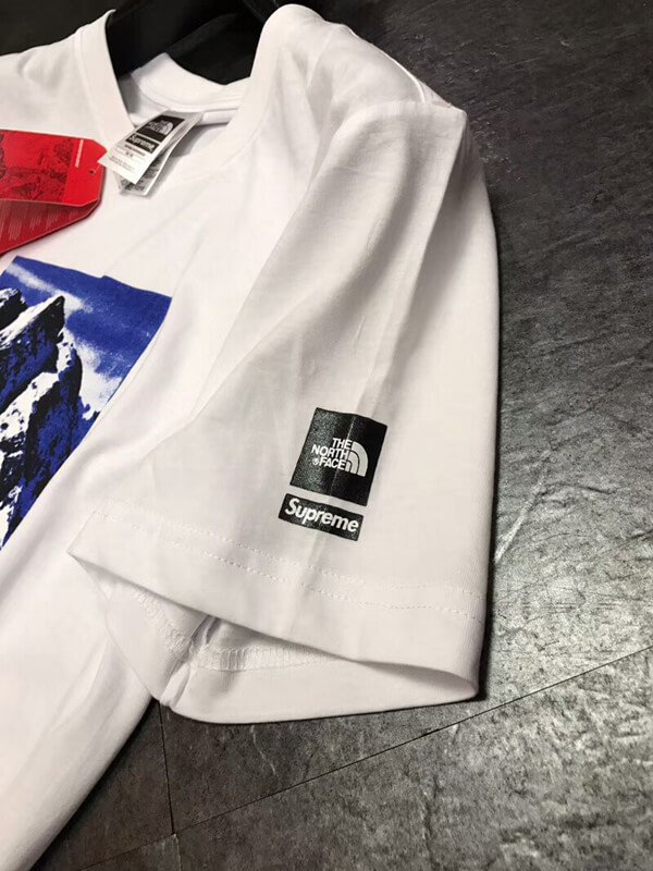 2020SS新作 シュプリームスーパーコピー シュプリーム x The North Face Mountain White Tee Tシャツ 白