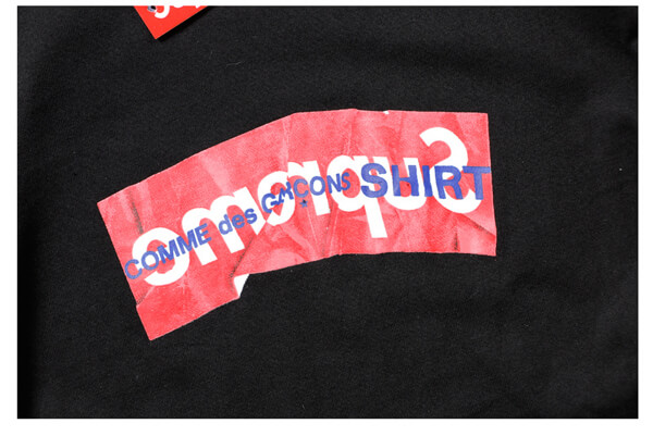 シュプリームコピー Tシャツ 2020SS シュプリーム CDG COMME DES GARCONS BOX LOGO TEE BLACK