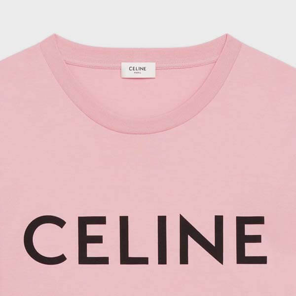 21SS【セリーヌ Tシャツ 偽物】クロップド Tシャツ コットンジャージー 2X761501F.24IA