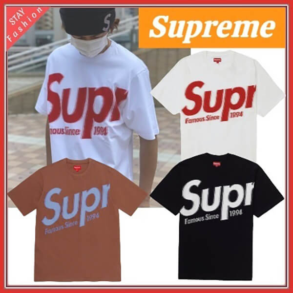シュプリーム Tシャツ 偽物☆入手困難レア! Spellout T スペルアウトTシャツ