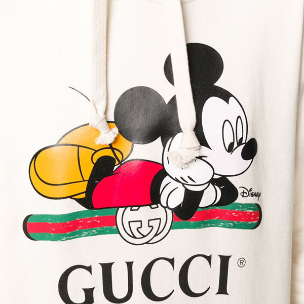 ディズニー x グッチ ミッキー 偽物 パーカー Disney x グッチ コラボ コットン製 ミッキーマウス 長袖 パーカ 469251XJB8C9230
