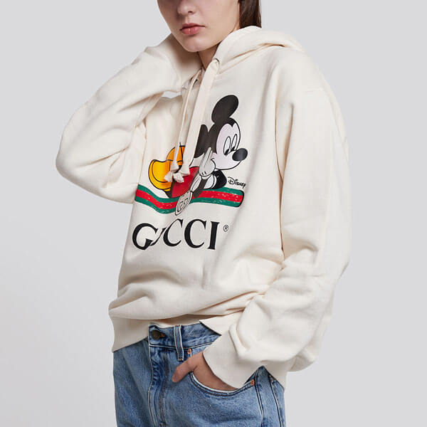 ディズニー x グッチ ミッキー 偽物 パーカー Disney x グッチ コラボ コットン製 ミッキーマウス 長袖 パーカ 469251XJB8C9230