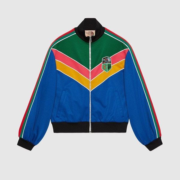 グッチ ノースフェイス 偽物 コラボ コットン ジャケット 673754XJDUE4153