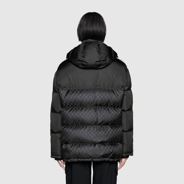 注目◇GG グッチ ダウン コピー ジャカード Down Jacket◇グッチダウン ブラック