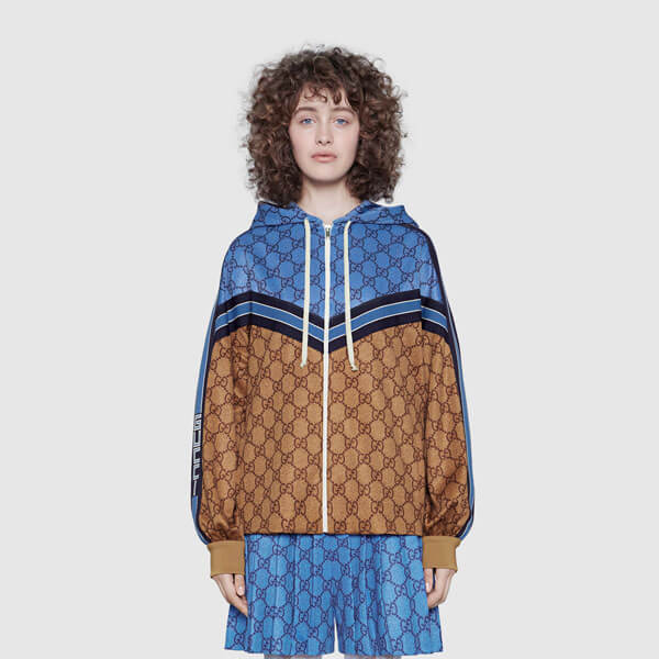 グッチ パーカー 偽物 ニット累積売上総額第１位【グッチ★20春夏】GG TECHNICAL JACKET 546381 XJADG 2144