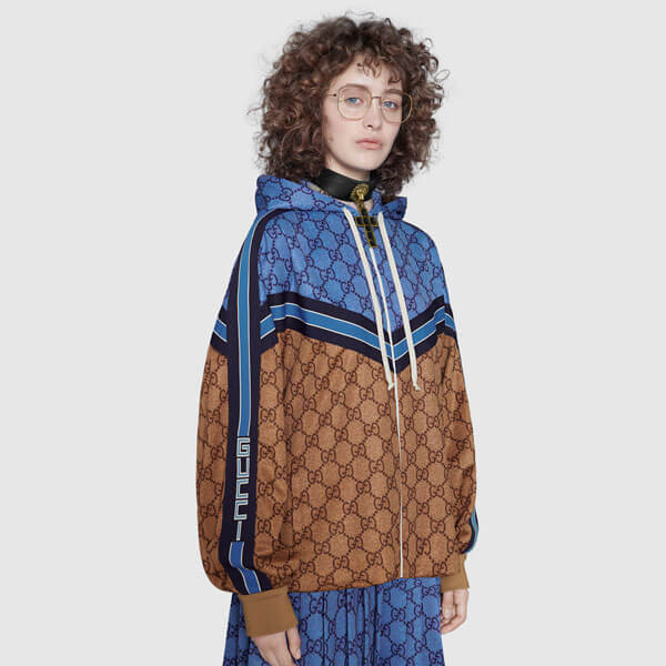グッチ パーカー 偽物 ニット累積売上総額第１位【グッチ★20春夏】GG TECHNICAL JACKET 546381 XJADG 2144
