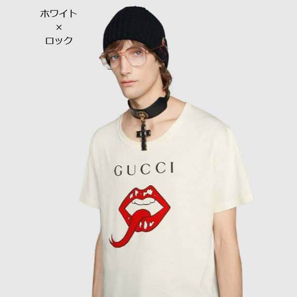 【グッチ Tシャツ コピー】インターロッキングG コットン オーバーサイズ Tシャツ