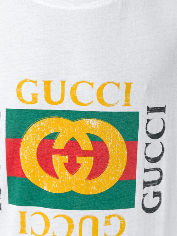 2017AW グッチスーパーコピー グッチ GG LOGO PRINTED T-SHIRTS