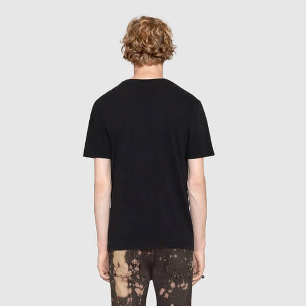 2020SS グッチスーパーコピー グッチ print ウォッシュドTシャツ
