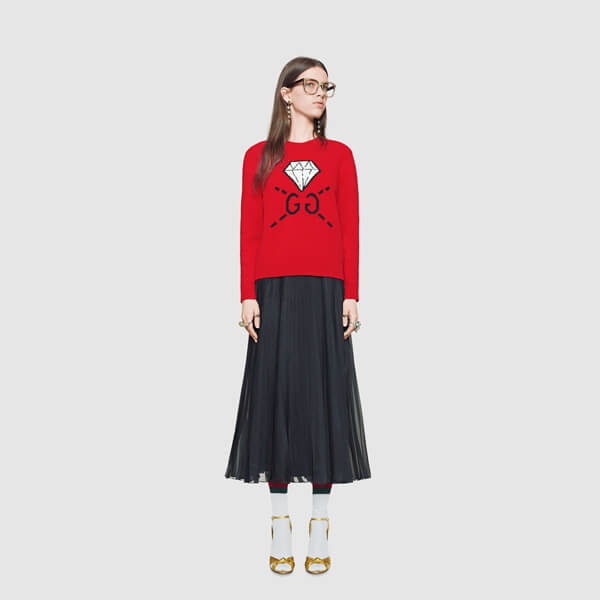 グッチスーパーコピー グッチGhost knit top グッチゴースト ニット