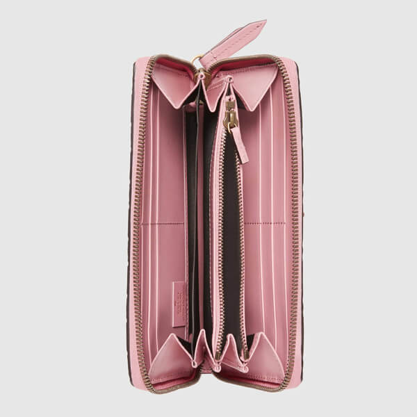 2021新作人気 グッチ さくらんぼ グッチスーパーコピー さくらんぼ付き ZIP 長財布