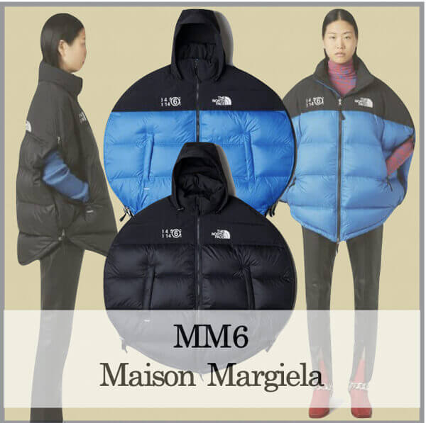 ノースフェイス 偽物 ダウン MM6 THE NORTH FACEコラボサークルJACKET S62AN0041S53390521