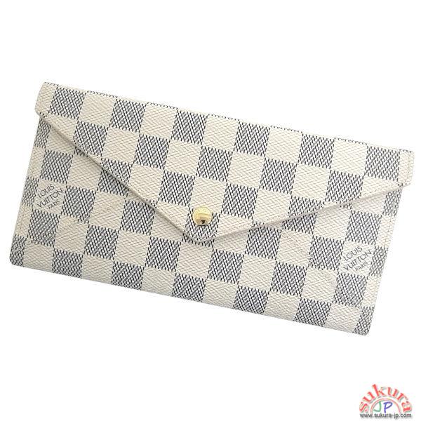 ルイヴィトン 長財布 ダミエアズール ポルトフォイユオリガミ ロン N63098