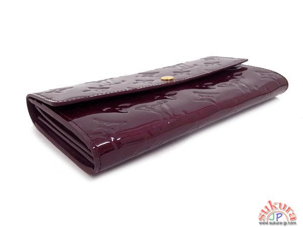 ルイヴィトン 長財布 モノグラム ヴェルニ ポルトフォイユサラ M91521