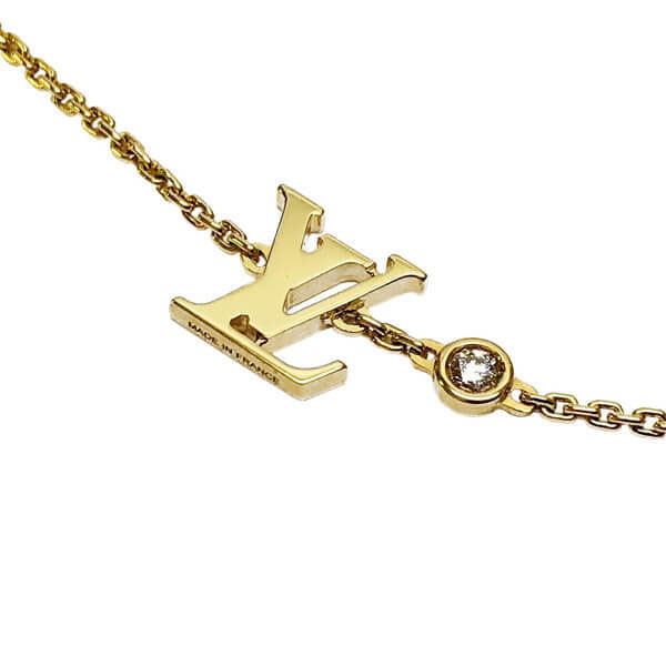 ルイ ヴィトン ネックレス コピー ルイヴィトン Q93626 パンダンティフ イディール ブロッサム LV(イエローゴールド×ダイヤモンド） (新品)